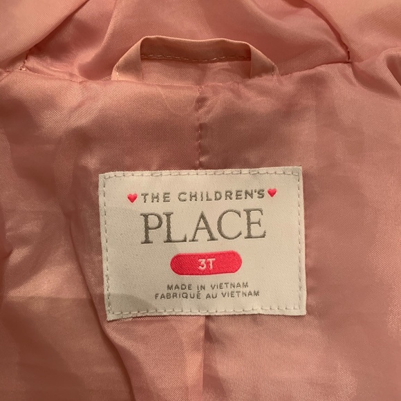 Toddler Girl Pink Puffer Jacket - Picture 7 of 8